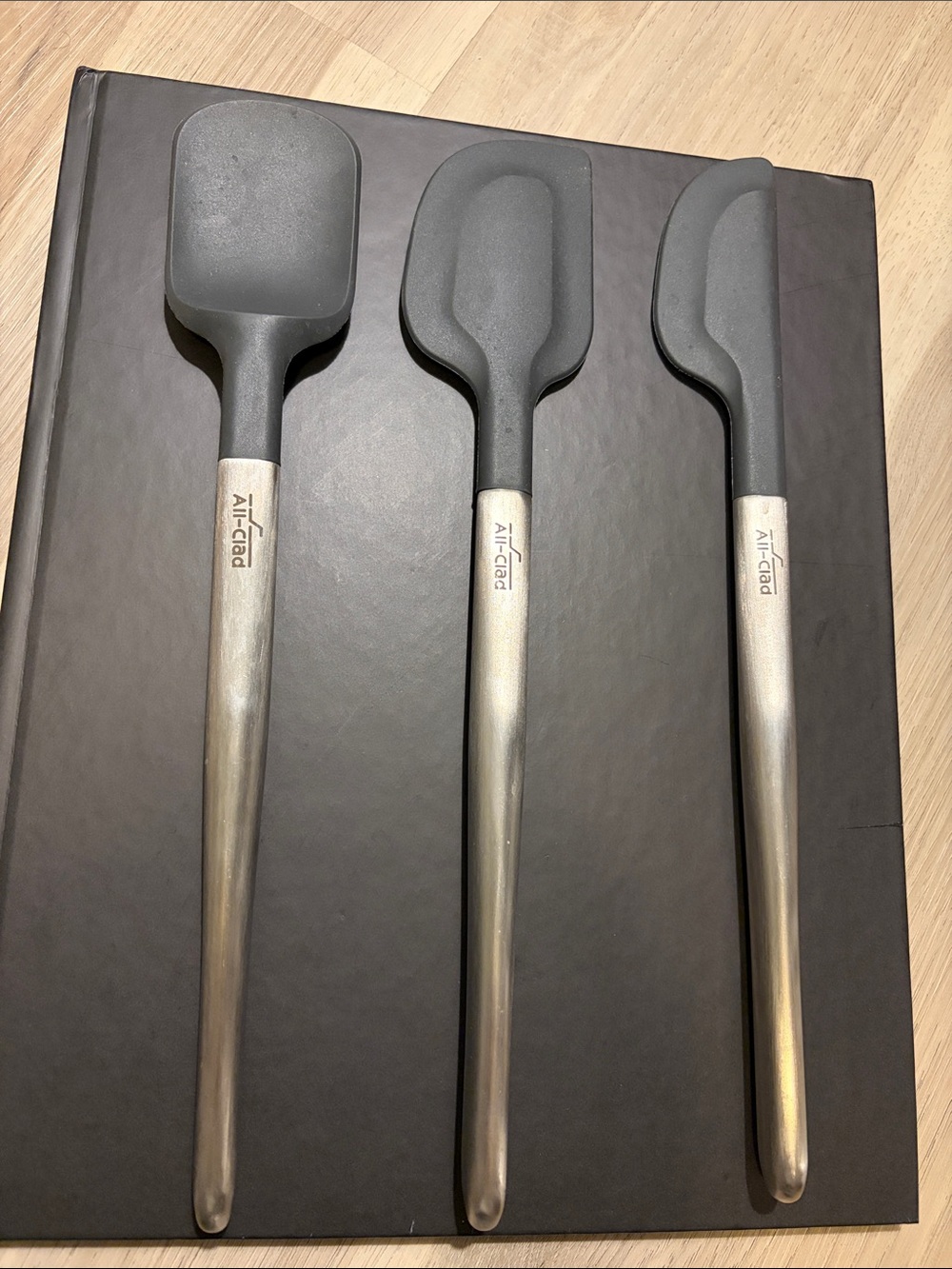 All-Clad Silicone & Stainless Steel Spatula Set - 3 Piece